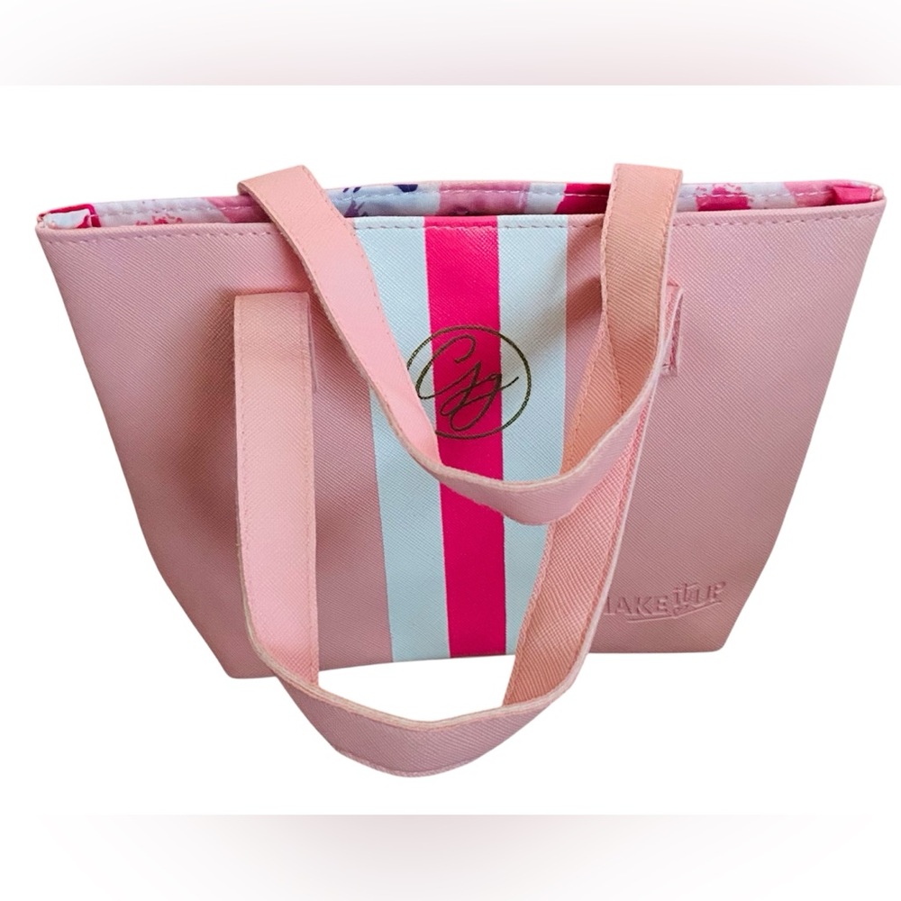 ♥️JUBOURY Pink and White Kids Tote Bag